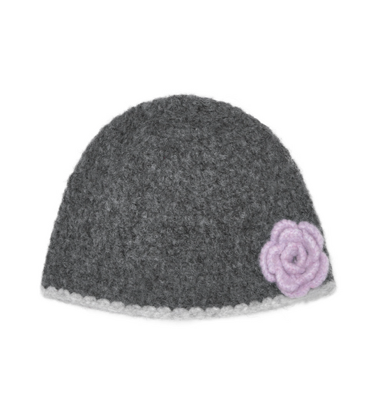 [Rockfish Weatherwear] HANDMADE FLOWER CROCHET HAT (6colours)