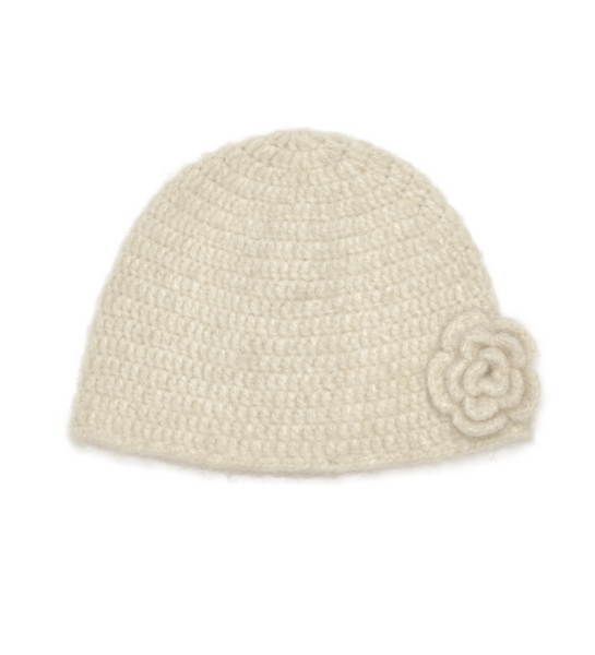 [Rockfish Weatherwear] HANDMADE FLOWER CROCHET HAT (6colours)