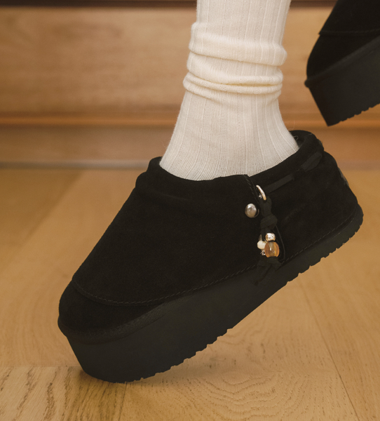 [Rockfish Weatherwear] STUD MAXI FOLDED MULES (2colours)