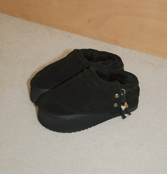 [Rockfish Weatherwear] STUD MAXI FOLDED MULES (2colours)