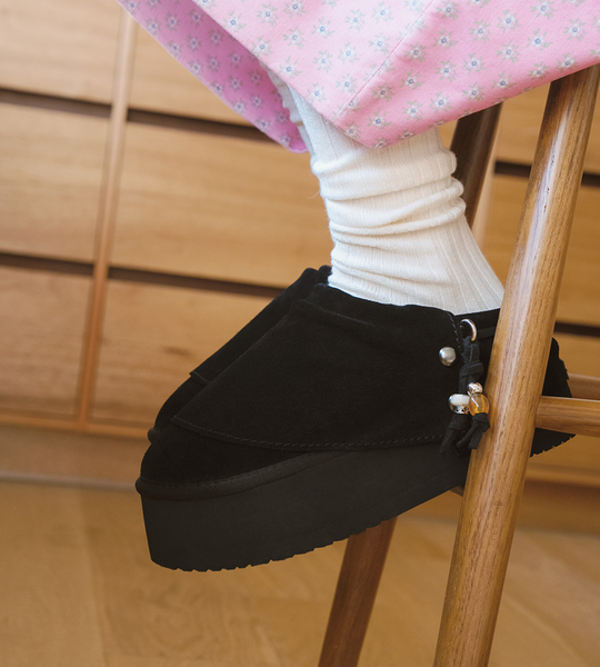 [Rockfish Weatherwear] STUD MAXI FOLDED MULES (2colours)