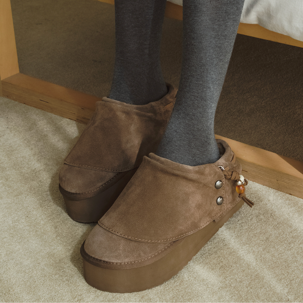 [Rockfish Weatherwear] STUD MAXI FOLDED MULES (2colours)