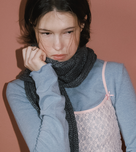 [Rockfish Weatherwear] DIAMOND CABLE SCARF (4colours)