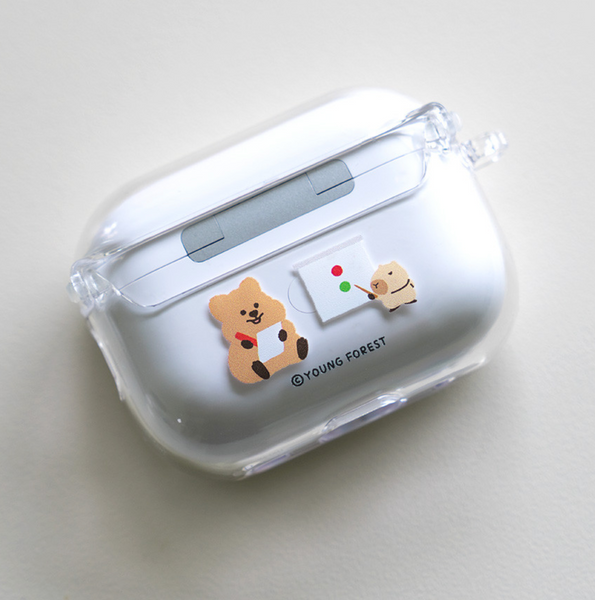 [YOUNG FOREST] 글로잉 꽃카삐 Airpods Case