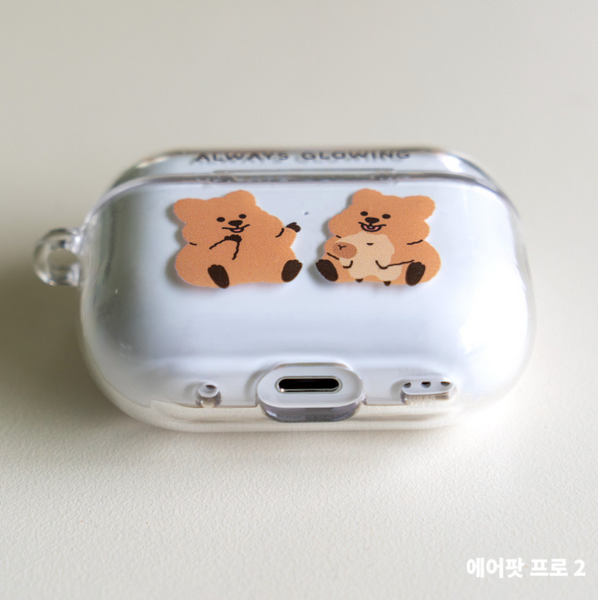 [YOUNG FOREST] 글로잉 꽃카삐 Airpods Case