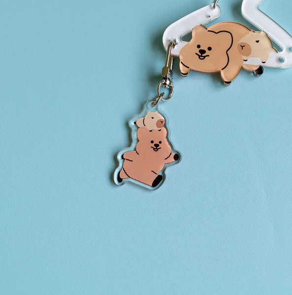 [YOUNG FOREST] 꽃카삐 Acrylic Keyring