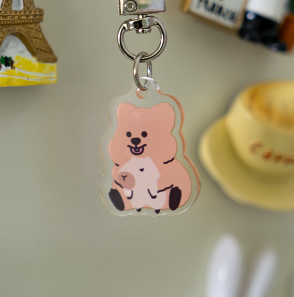 [YOUNG FOREST] 꽃카삐 Acrylic Keyring