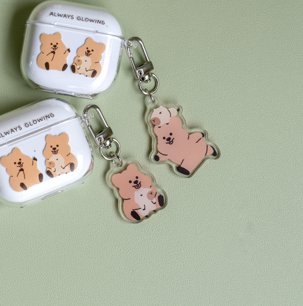 [YOUNG FOREST] 꽃카삐 Acrylic Keyring