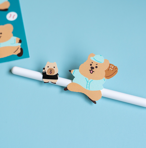 [YOUNG FOREST] 야구 꽃카 Removable Sticker