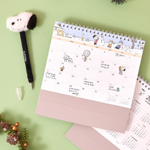 [Peanuts] 2026 Snoopy Desk Calendar