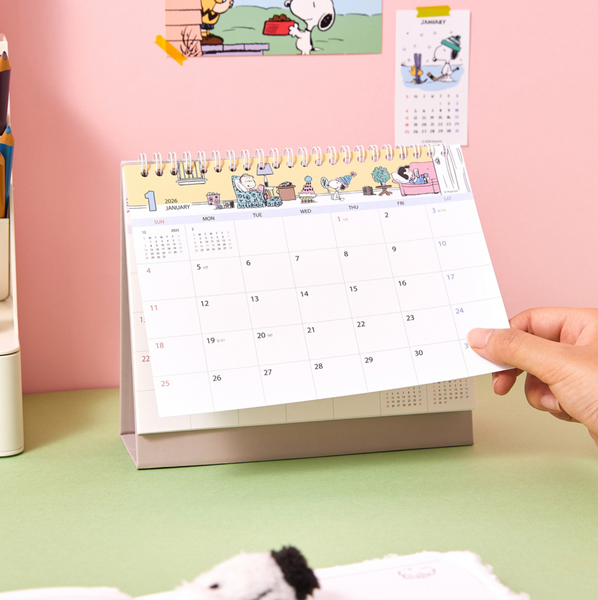 [Peanuts] 2026 Snoopy Desk Calendar