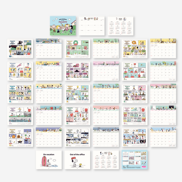 [Peanuts] 2026 Snoopy Desk Calendar