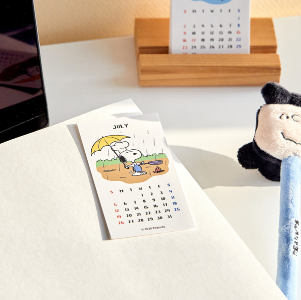 [Peanuts] 2026 Snoopy Sticker Calendar