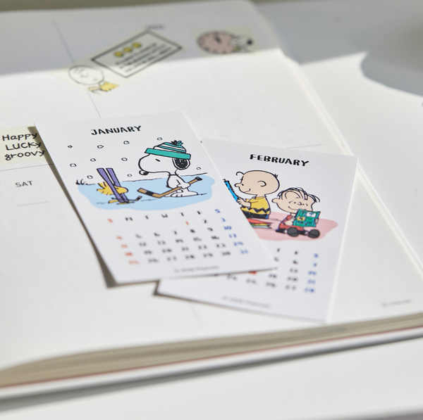 [Peanuts] 2026 Snoopy Sticker Calendar