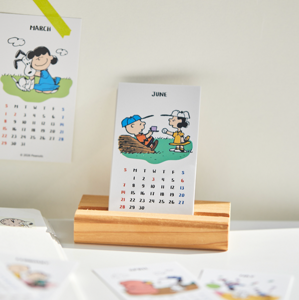 [Peanuts] 2026 Snoopy Sticker Calendar