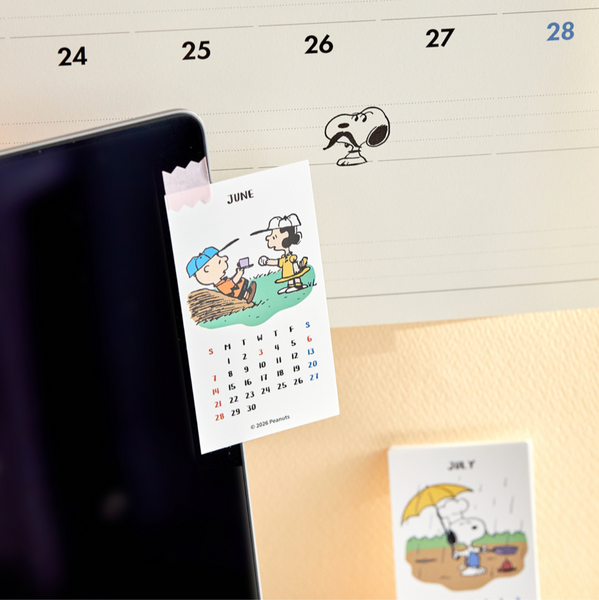 [Peanuts] 2026 Snoopy Sticker Calendar