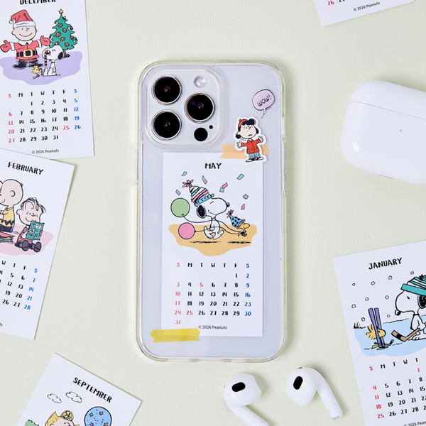 [Peanuts] 2026 Snoopy Sticker Calendar