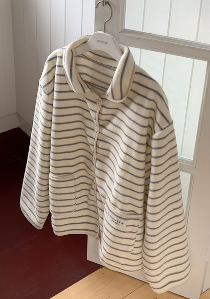 [Juuneedu] Jeu House Strip Sleep Jogger Pajama Set