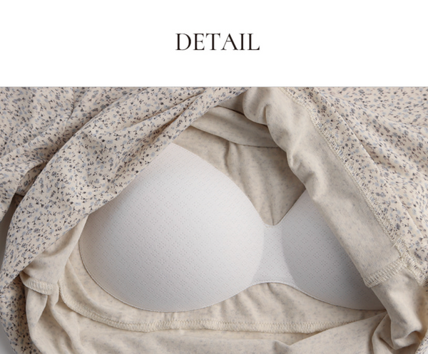 [Juuneedu] Jeu Flower Scrunchy Pajama Set