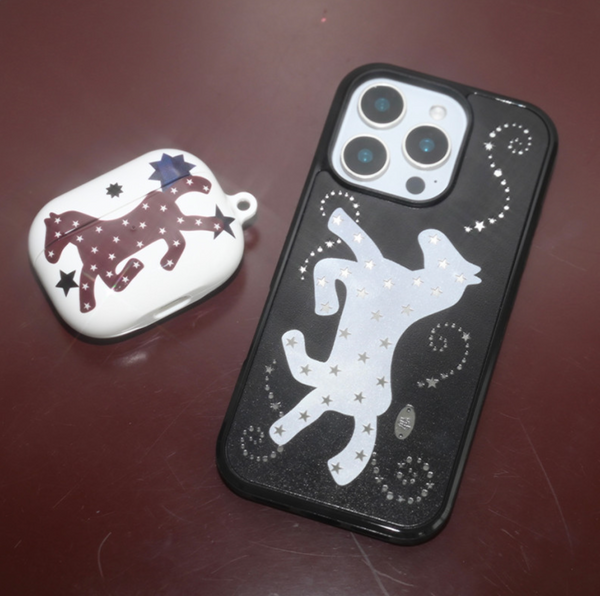 [WATERJEAN] Starry Pony Glossy Airpods Case