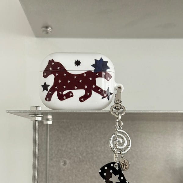 [WATERJEAN] Starry Pony Glossy Airpods Case