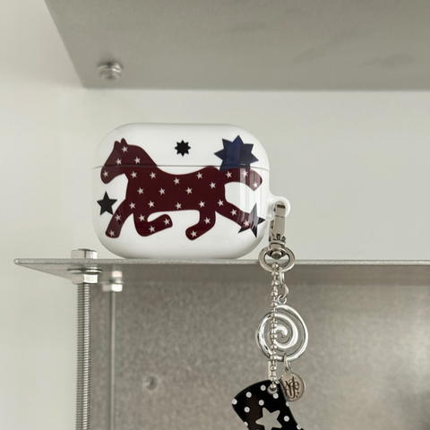 [WATERJEAN] Starry Pony Glossy Airpods Case