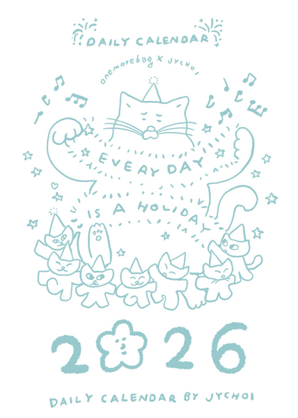 [onemorebag] 2026 Desk Calendar