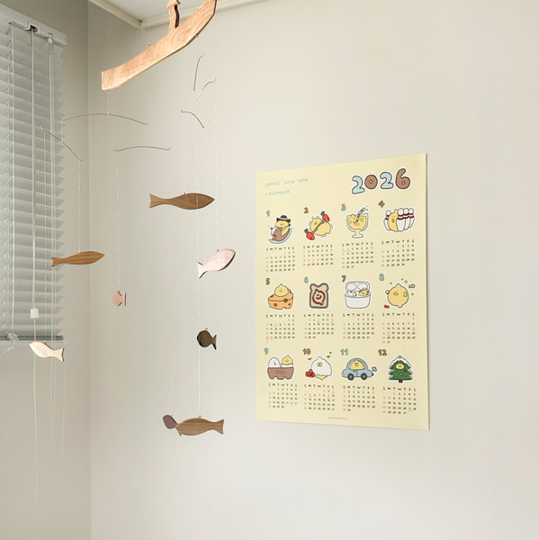 [second morning] 2026 Calendar Poster