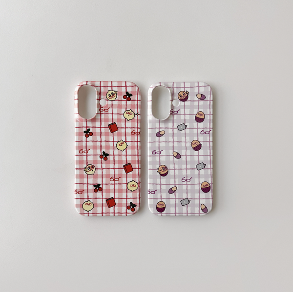 [second morning] Semo Check Phone Case