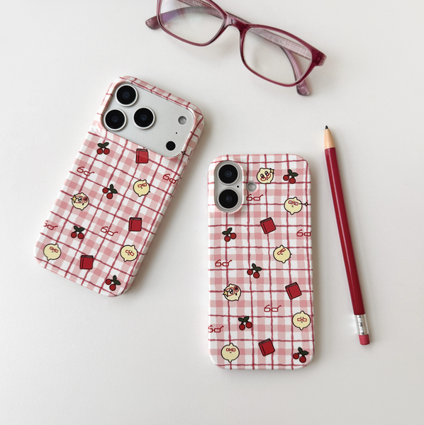 [second morning] Semo Check Phone Case