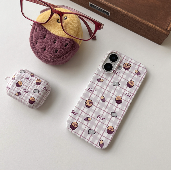 [second morning] Semo Check Phone Case