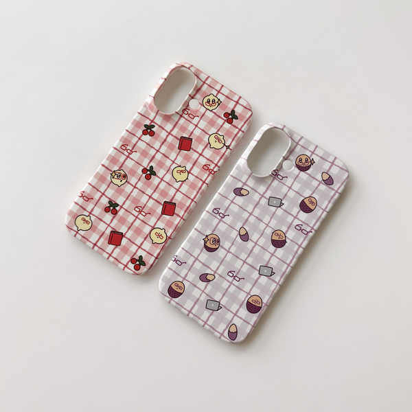 [second morning] Semo Check Phone Case