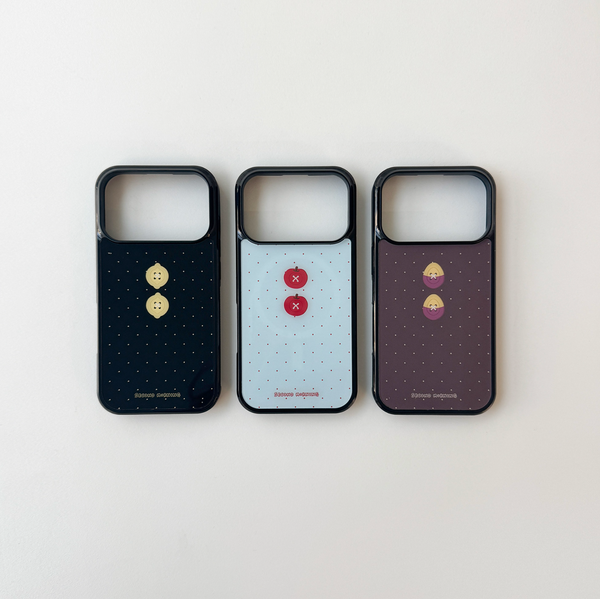 [second morning] Semo Dot Button Bumper Case