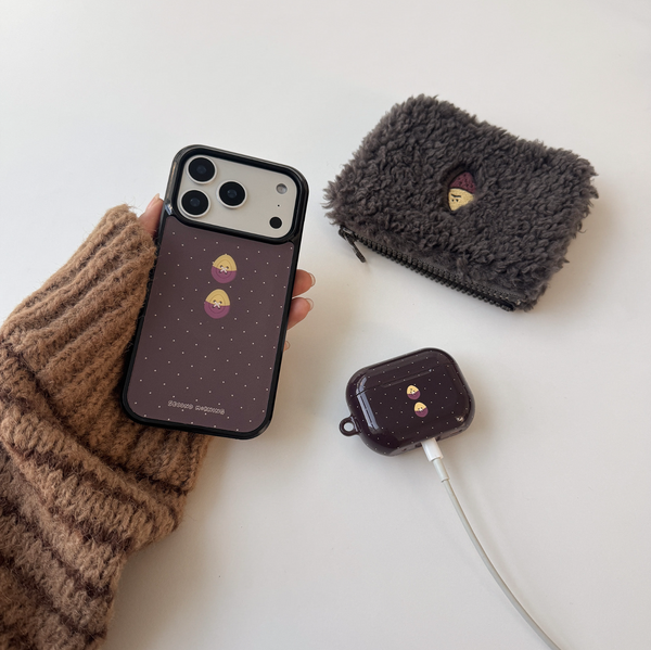 [second morning] Dot Button Airpods Case