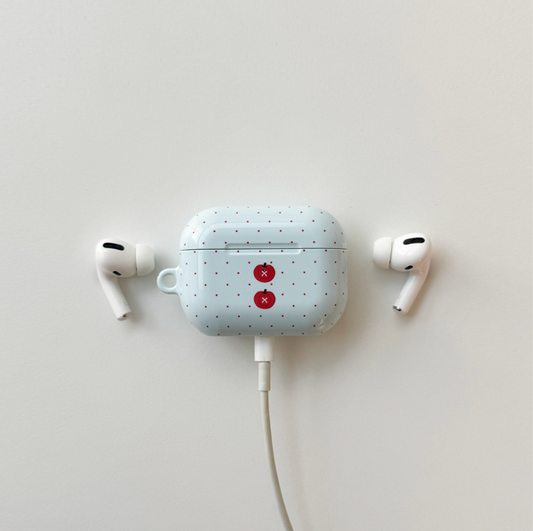 [second morning] Dot Button Airpods Case