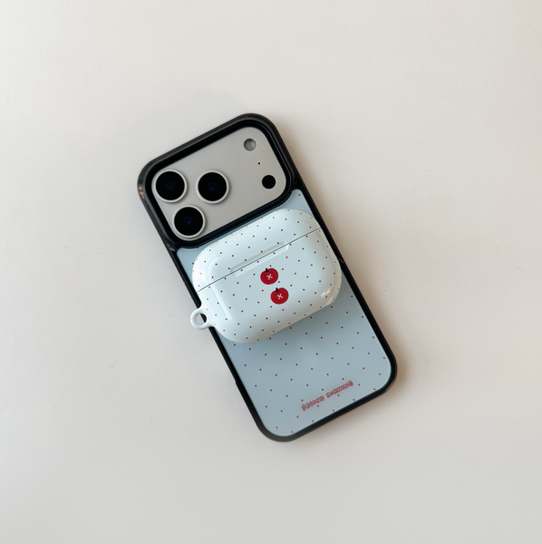 [second morning] Dot Button Airpods Case