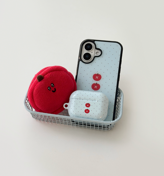 [second morning] Dot Button Airpods Case