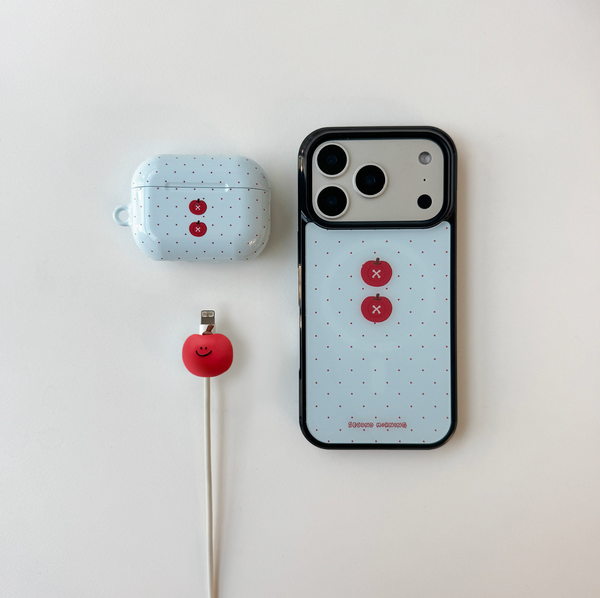 [second morning] Dot Button Airpods Case