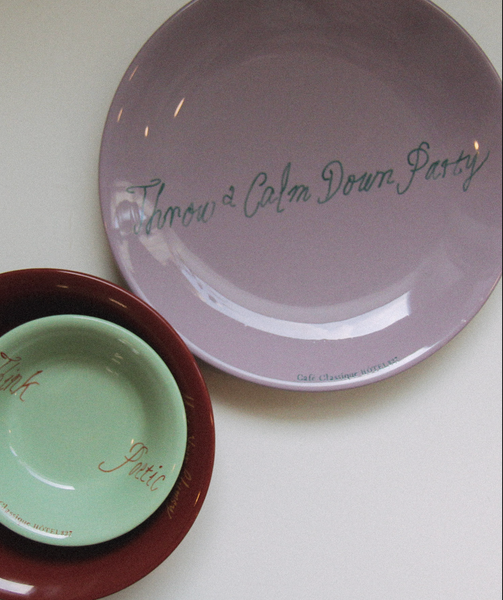 [HOTEL PARIS CHILL] Poétique Flat Plate (Lilac)