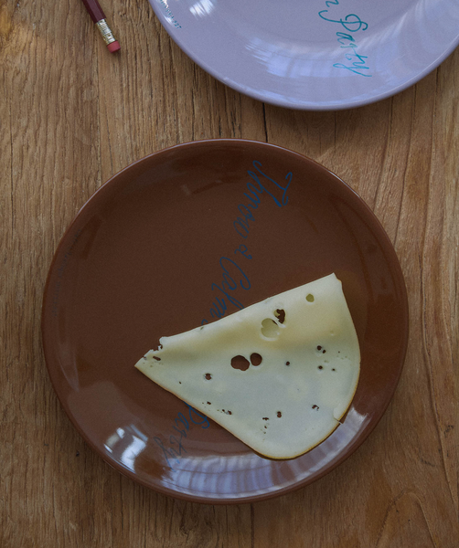 [HOTEL PARIS CHILL] Poétique Flat Plate (Cocoa)