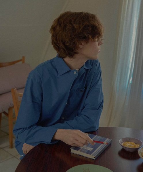 [HOTEL PARIS CHILL] 26 Old Book Journal (Indigo Blue)