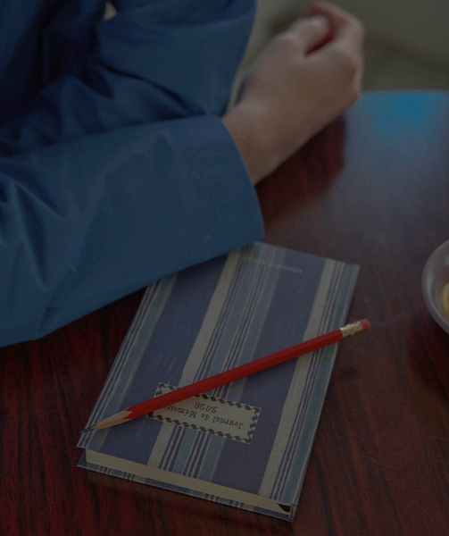 [HOTEL PARIS CHILL] 26 Old Book Journal (Indigo Blue)