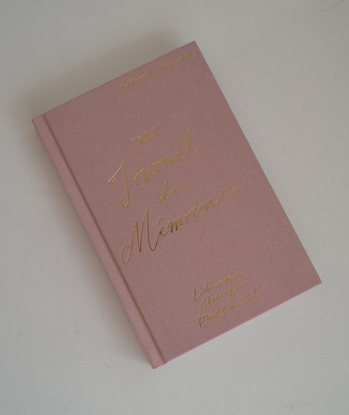 [HOTEL PARIS CHILL] 26 Old Book Journal (Pink)