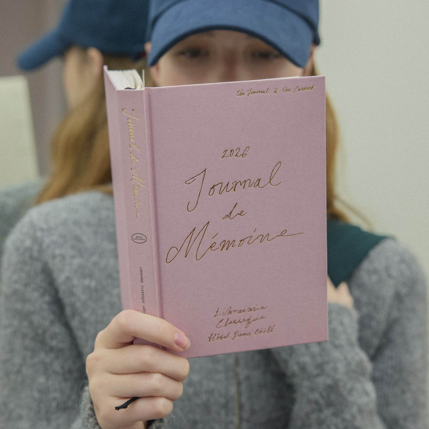 [HOTEL PARIS CHILL] 26 Old Book Journal (Pink)