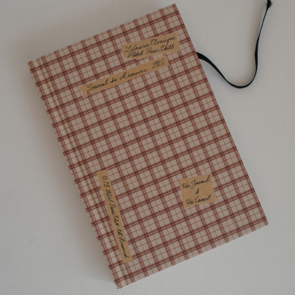 [HOTEL PARIS CHILL] 26 Old Book Journal (Redwood)