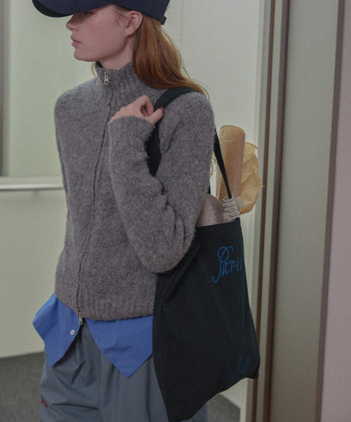 [HOTEL PARIS CHILL] Poétique Shoulder Bag (Black Leaf)