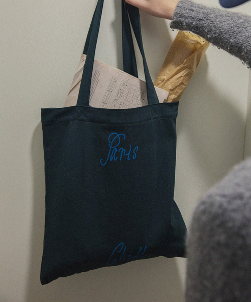 [HOTEL PARIS CHILL] Poétique Shoulder Bag (Black Leaf)