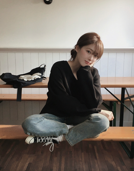 [SLOWAND] # SLOWMADE Premium PK Slit Sweatshirt