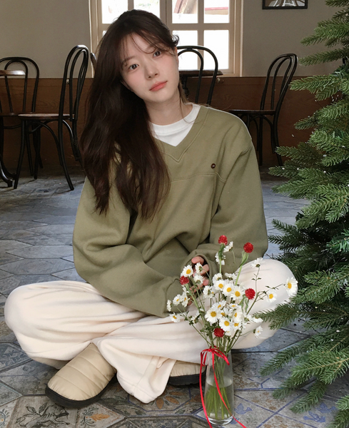 [SLOWAND] # SLOWMADE Premium PK Slit Sweatshirt