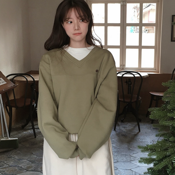 [SLOWAND] # SLOWMADE Premium PK Slit Sweatshirt